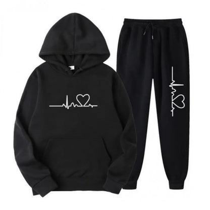 Two-Piece Women's Hoodie + Sweatpants Set