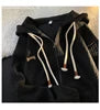 Loose Vintage Knitted Zip-Up Hoodie