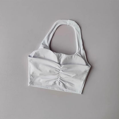 Women's Single Strap Double Lined Gym Top