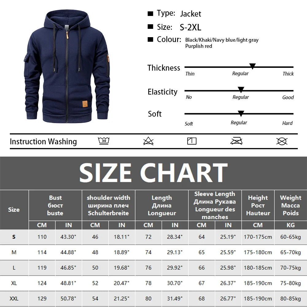 Men's Casual Outdoor Jacket/Windbreaker